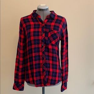Rails Plaid Shirt - Red - Size Small